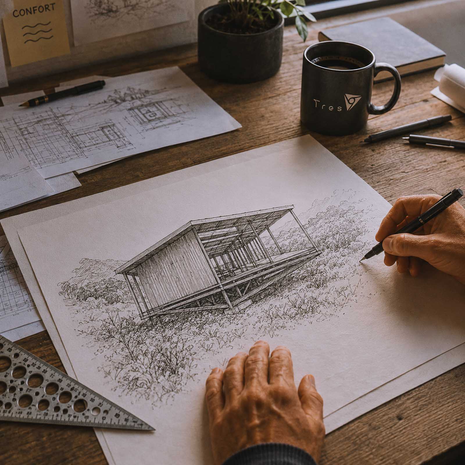Decisiones de diseño antes de construir una vivienda saludable