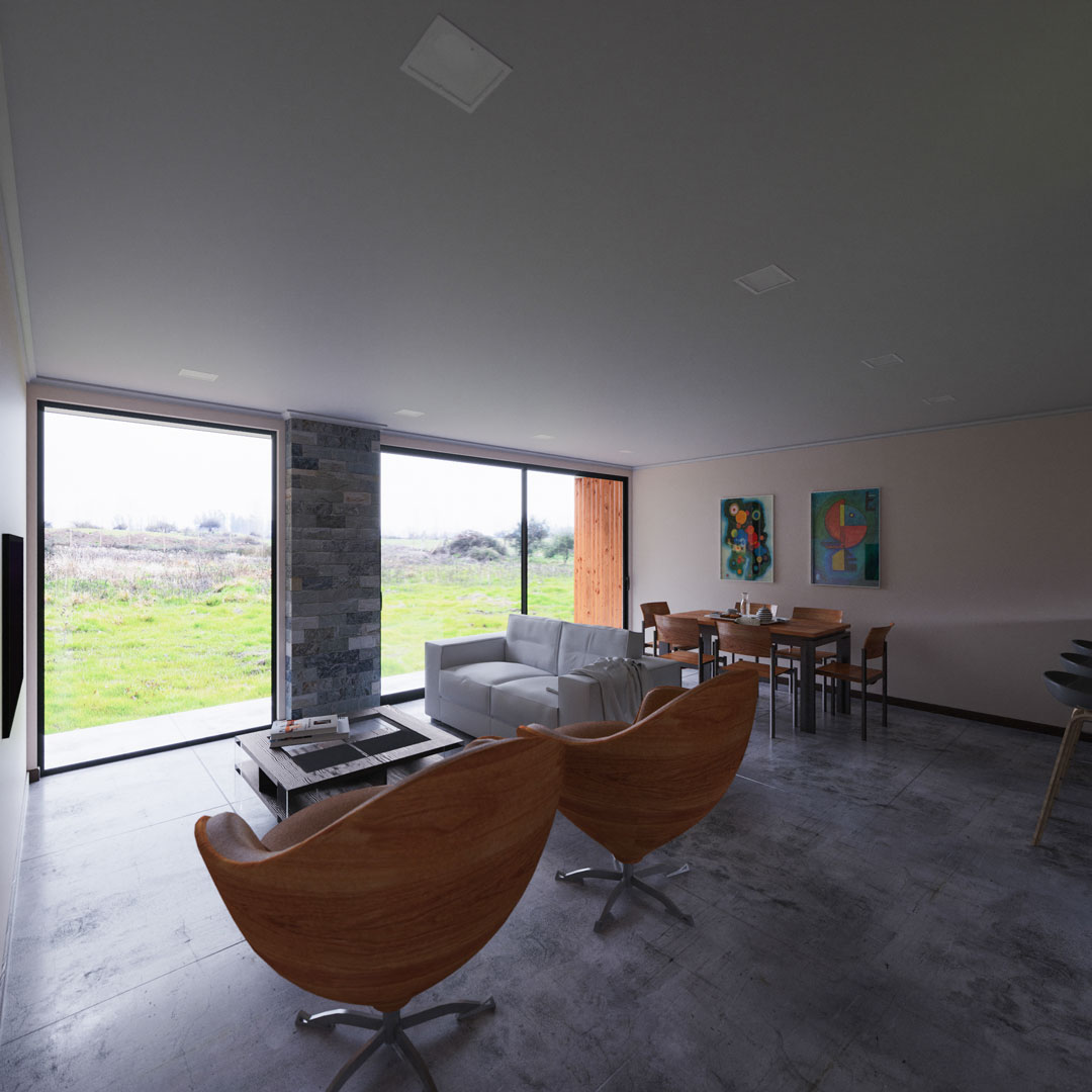 La Casa de Bernardita — living a exterior