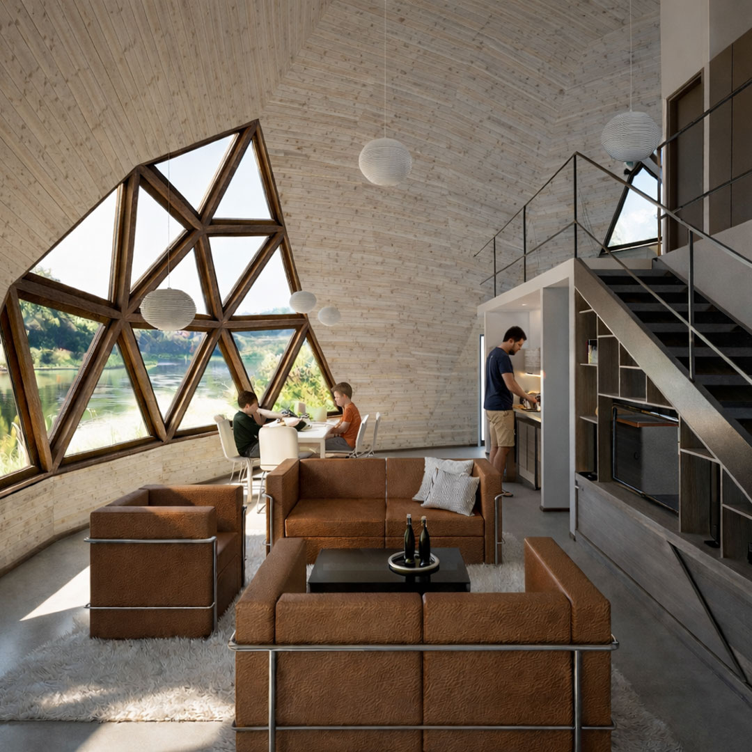 Un Domo para Luz — Interior
