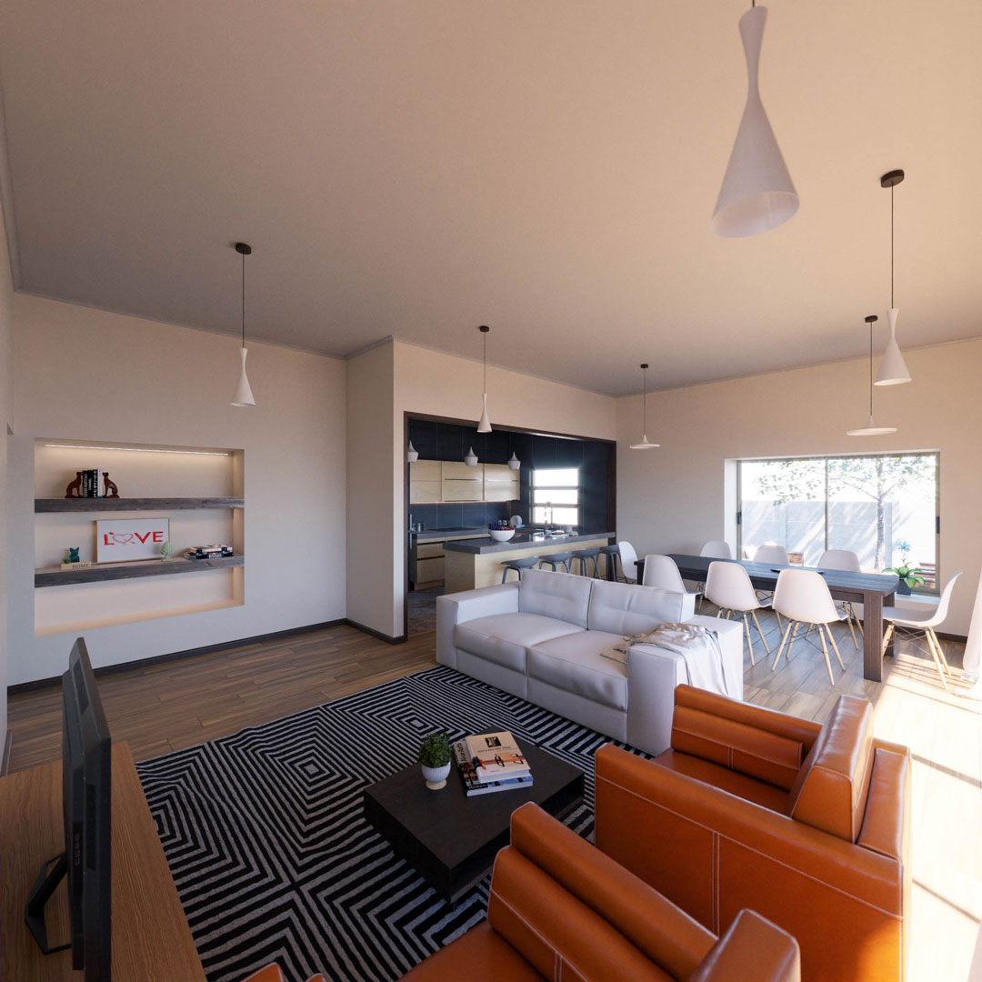 La Casa de Evelyn — espacio comun