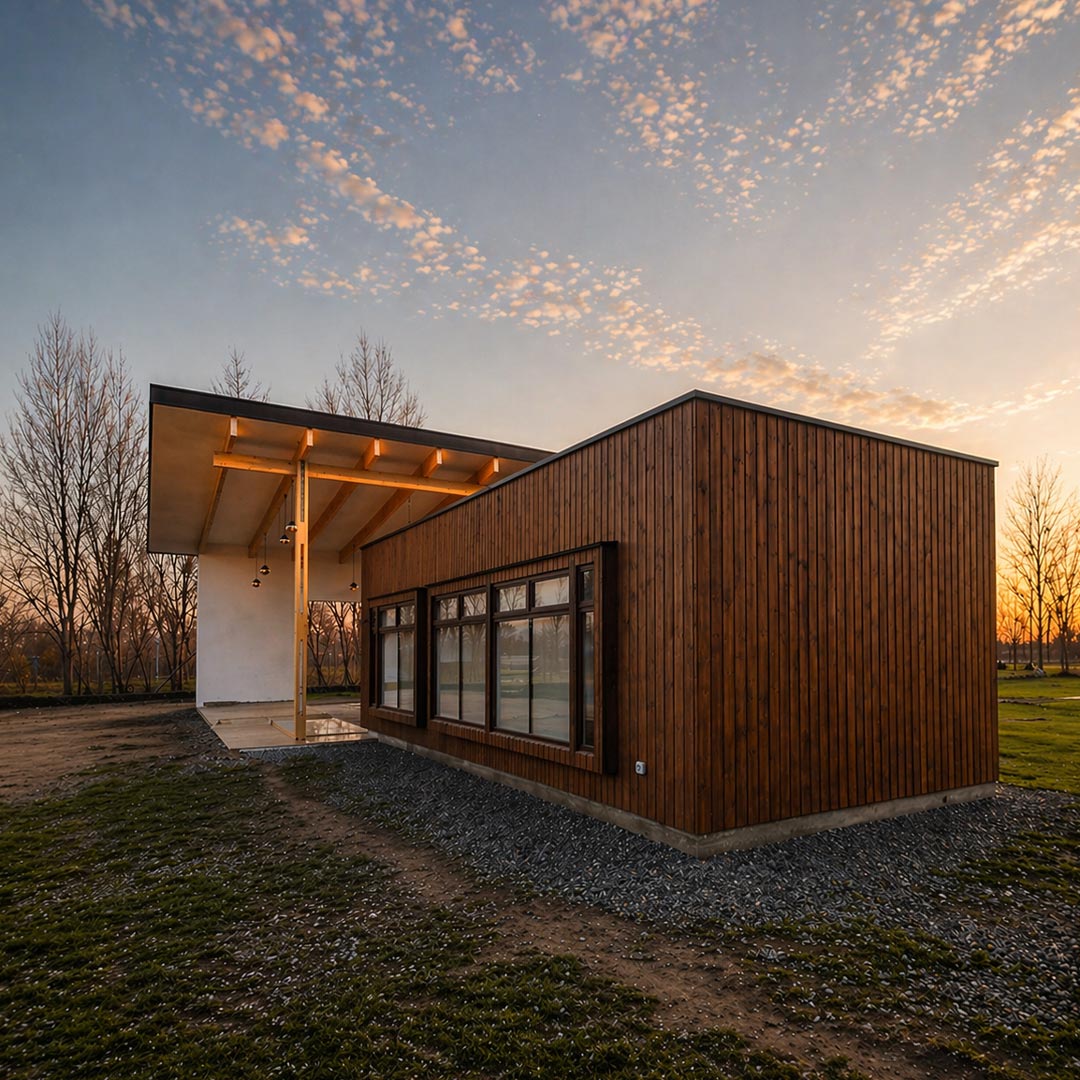 La Casa de Evelin — vista madera