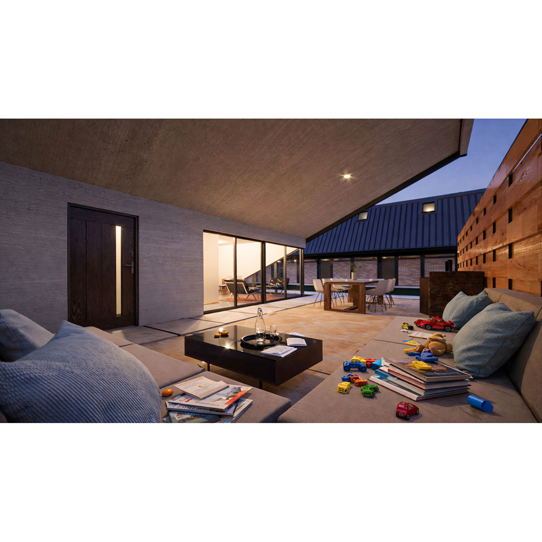 El Condominio de Juan Pablo — terraza casa
