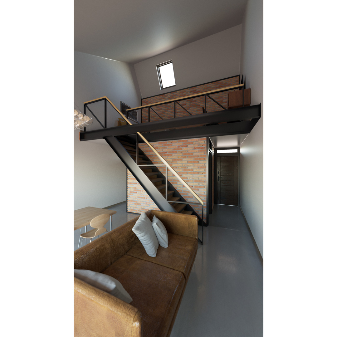 El Condominio de Juan Pablo — doble altura lofts