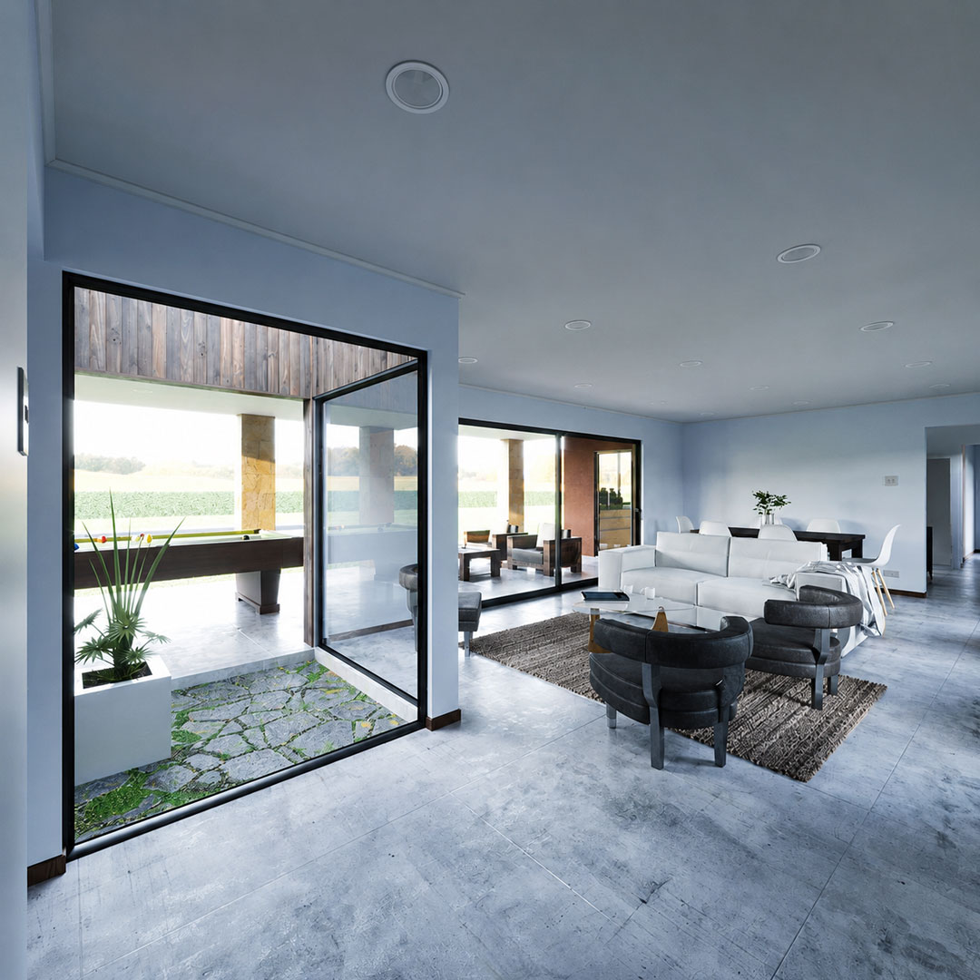 La Casa de Luis y Karina — patio interior