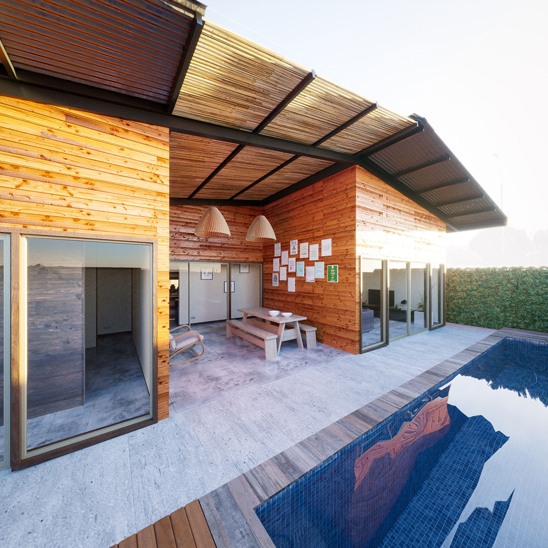 La Casa de Pame — exterior terraza