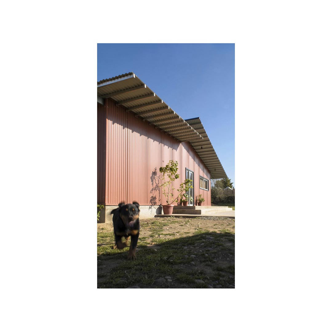 Casa Paz — fachada trasera