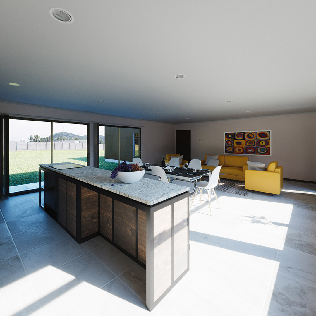 La Casa de Pedro — cocina living