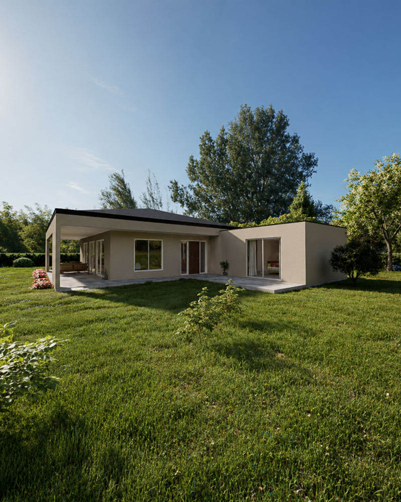 La Casa de Fernanda — vivienda bioclimática por Tres9, Curicó