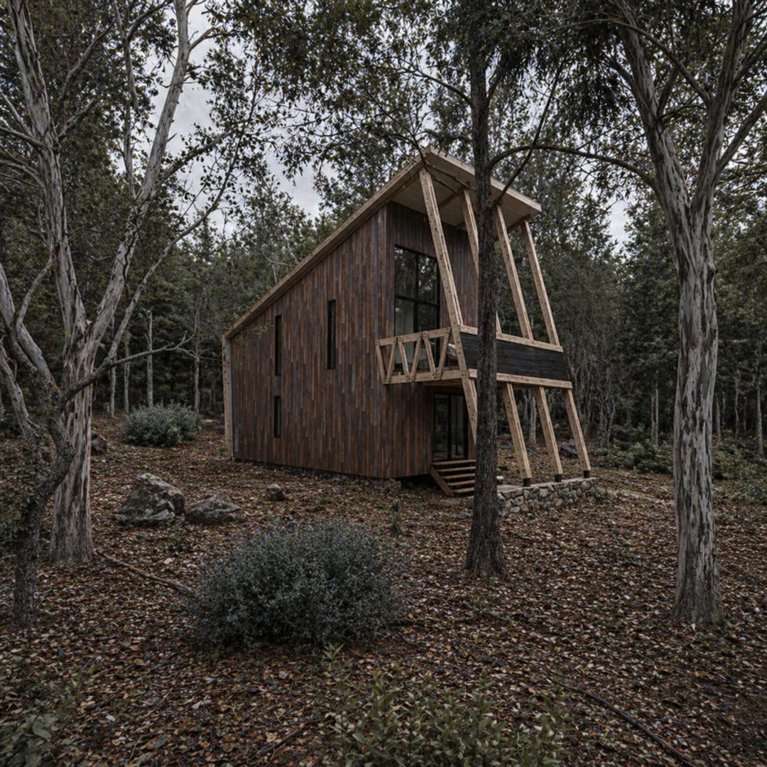 El Refugio de Fernando y Vale — Fachada lateral