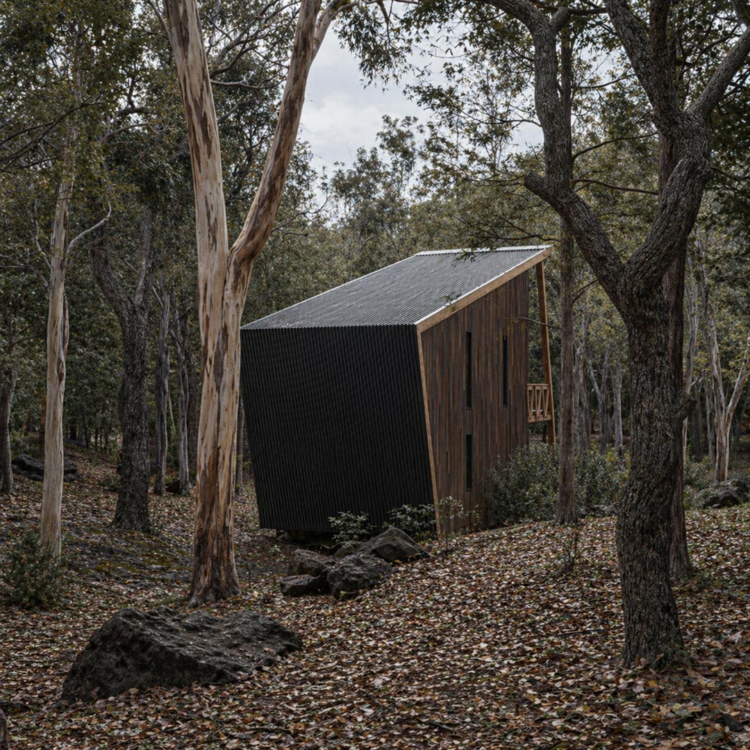 El Refugio de Fernando y Vale — fachada trasera