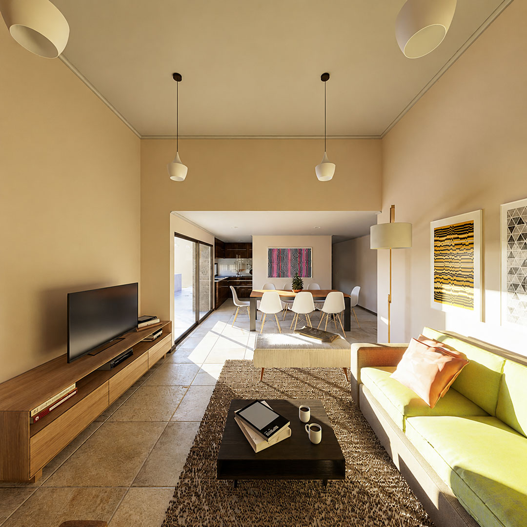 La Casa de Rodrigo — Living comedor