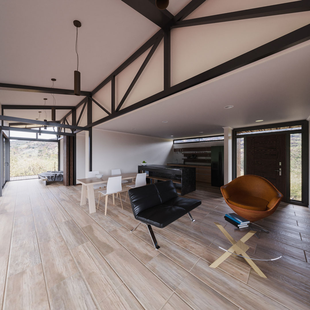 La Casa de Víctor — living comedor