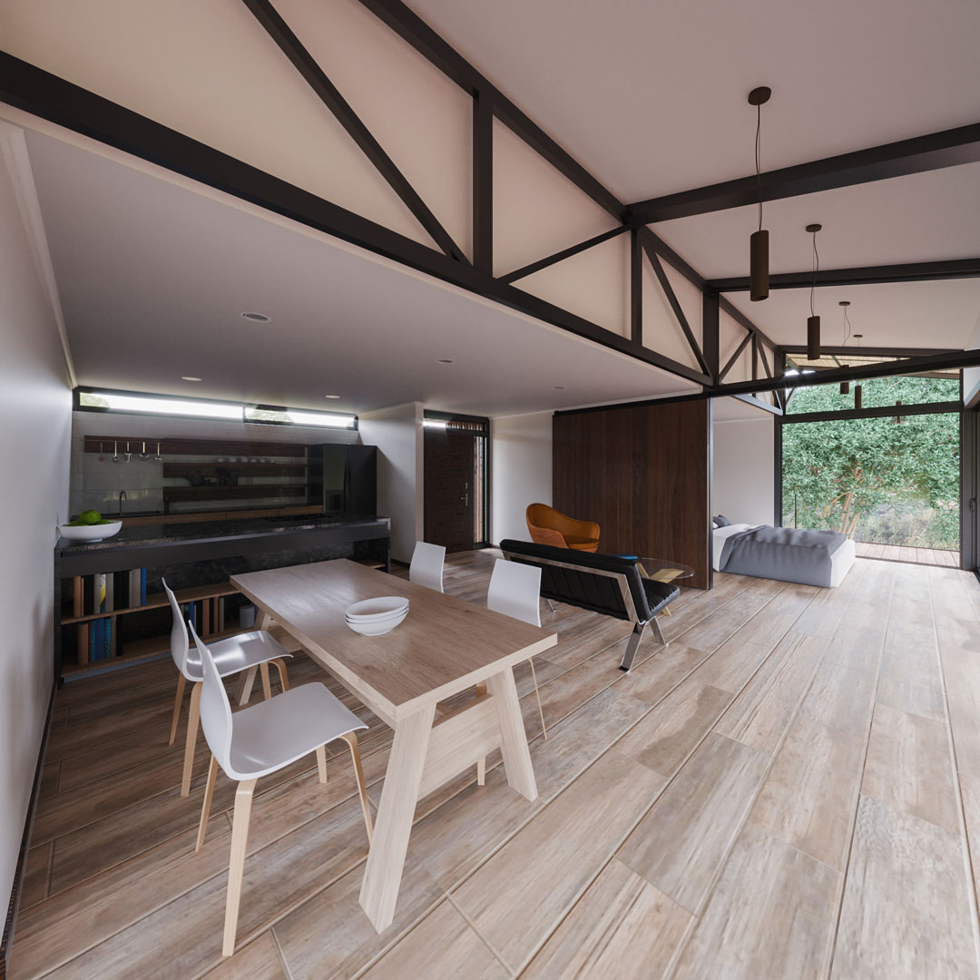 La Casa de Víctor — comedor ventana