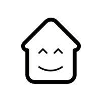 Icono de vivienda ecoeficiente — casa saludable y sustentable