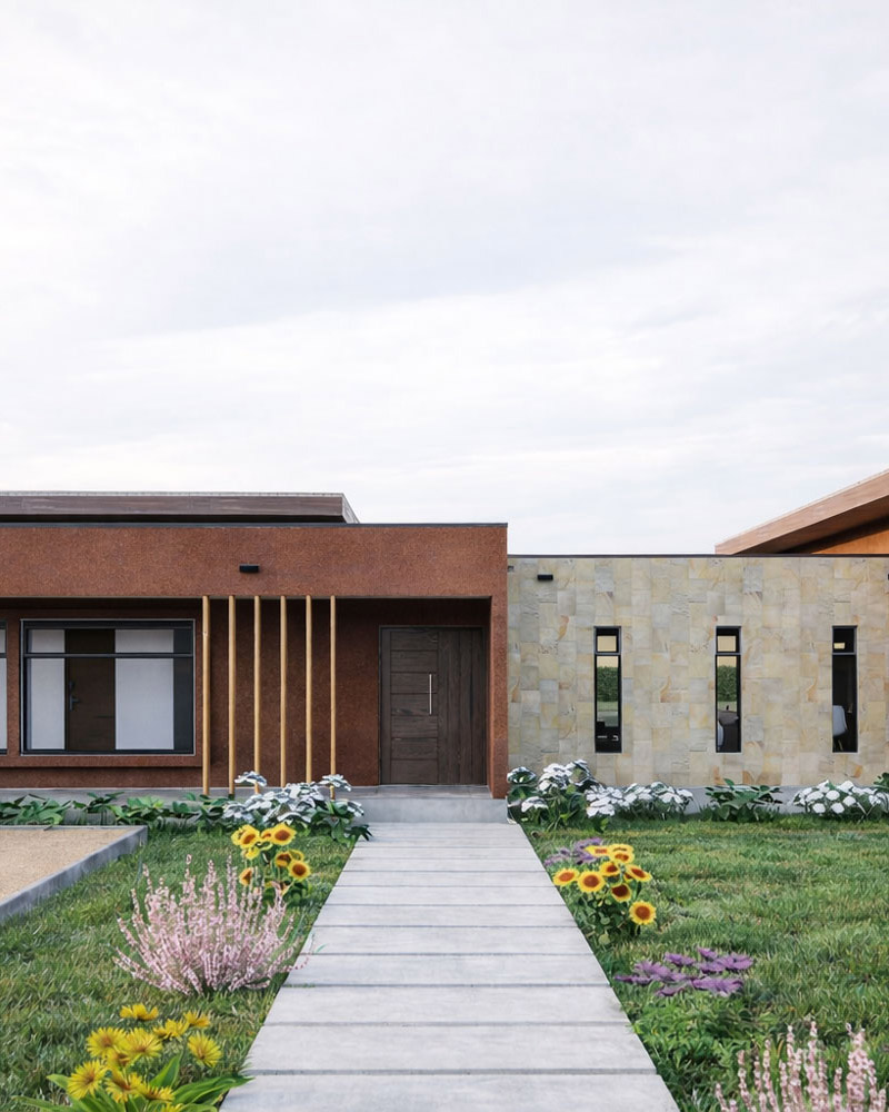 La Casa de Luis y Karina — proyecto residencial moderno por Tres9